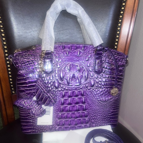 Brahmin Duxbury Ultraviolet Set & Butterfly Tassel - Picture 2 of 16
